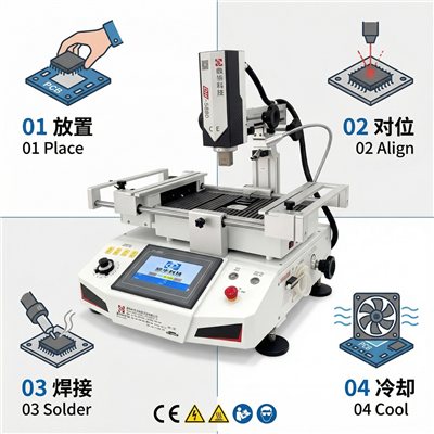 Stazione di saldatura ad aria calda